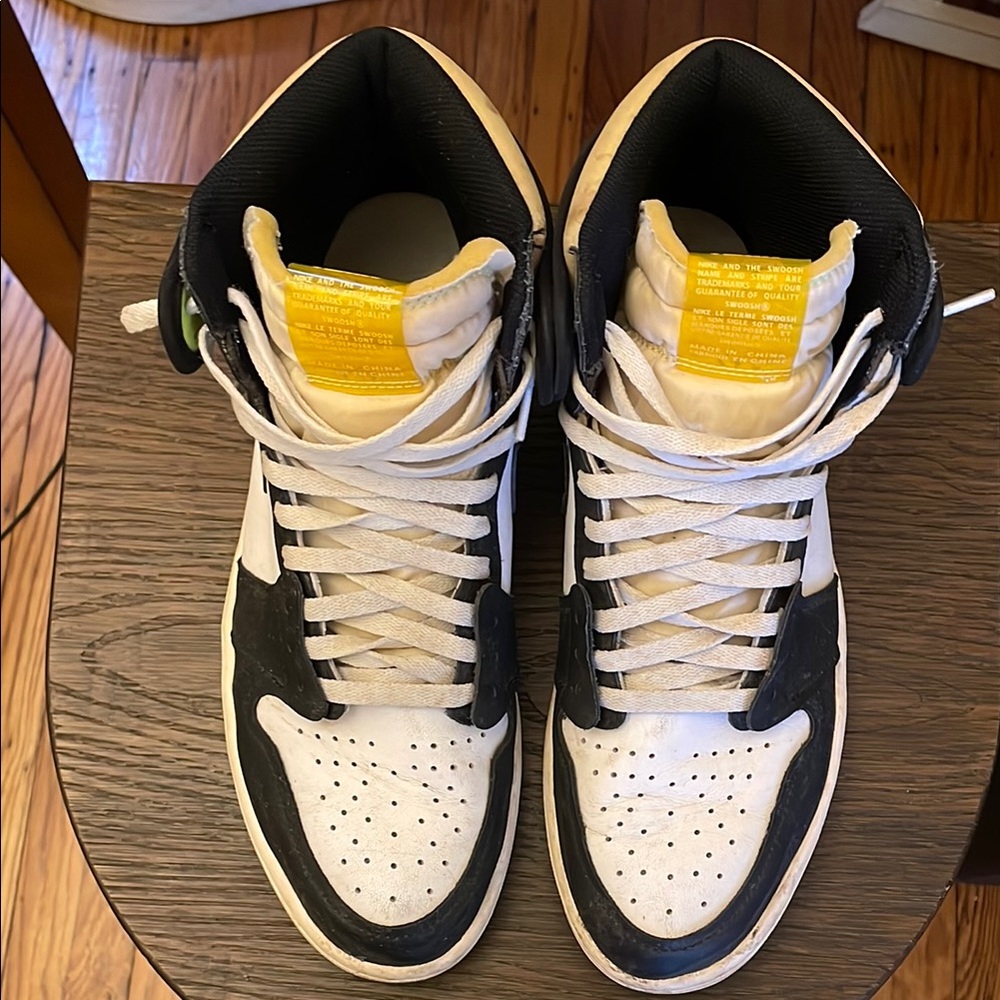 Nike Black and White High-Top Sneakers